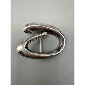 Sterling Silver 925 Sculptural Spiral Brooch 7 Grams CNA